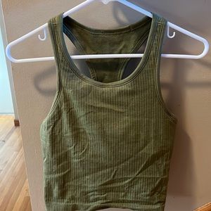 Lululemon. Ebb to street cropped racerback tank top